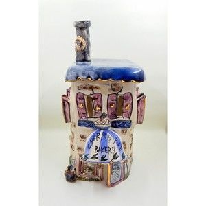 Blue Sky Clayworks Heather Goldminc Cherry Pie Bakery Tea Light Holder 2000